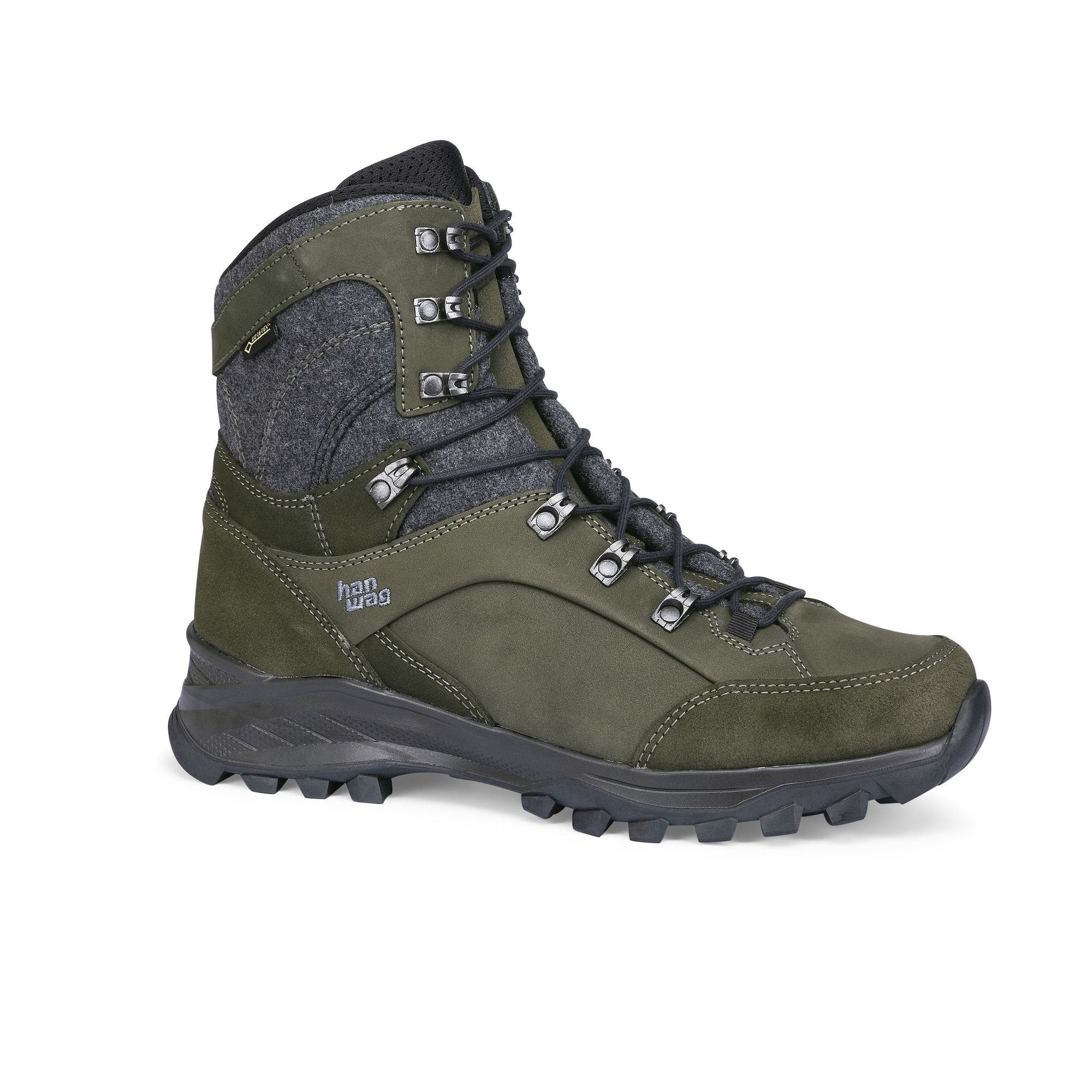 Hanwag Men's Banks GTX Winter Boots Green/Deep Grey THWUB0359